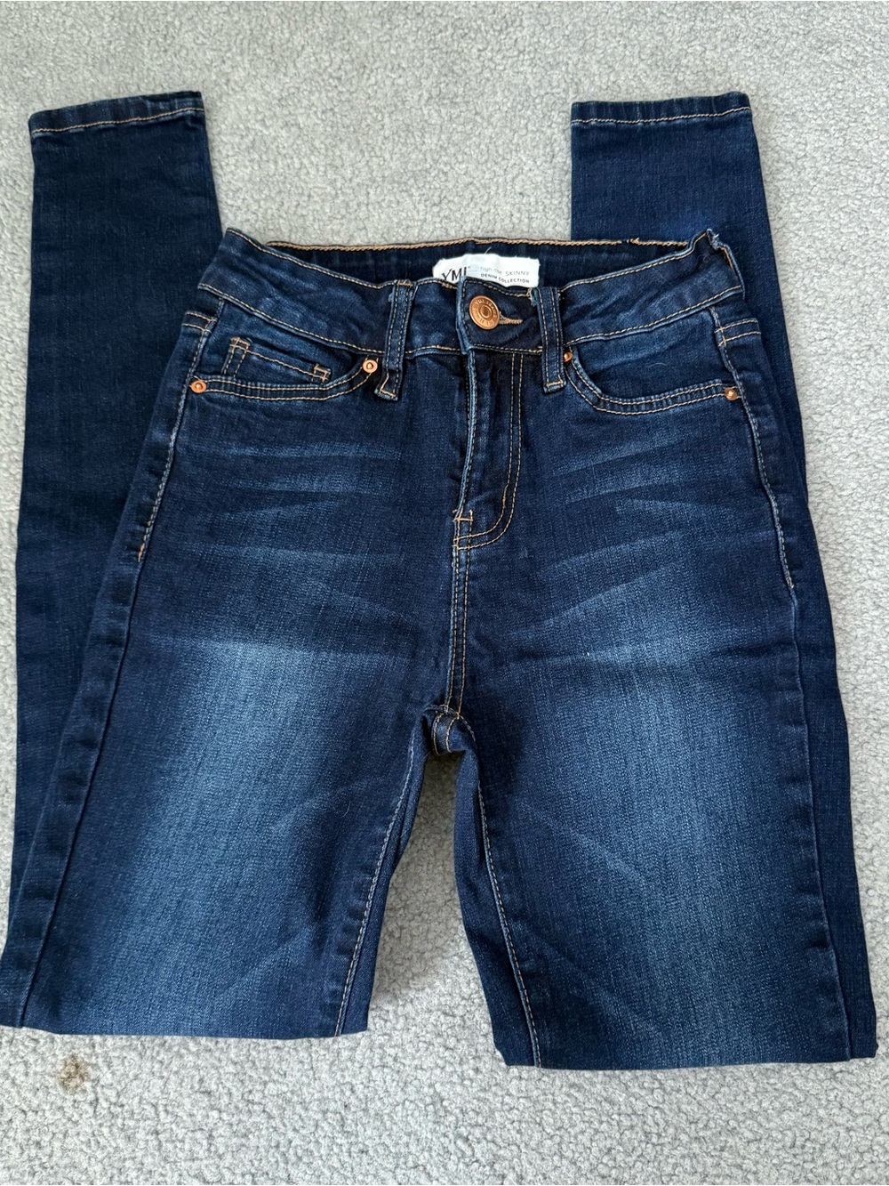 YMI Dark Blue Women's High Rise Skinny Jeans Size 25 EUC